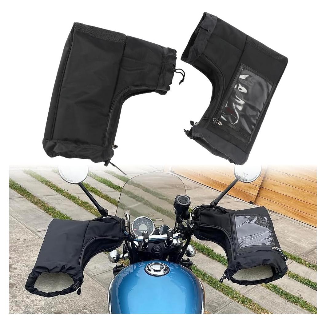 Guantes de Manillar SUNPIE Impermeables para ATV y Motos de Nieve