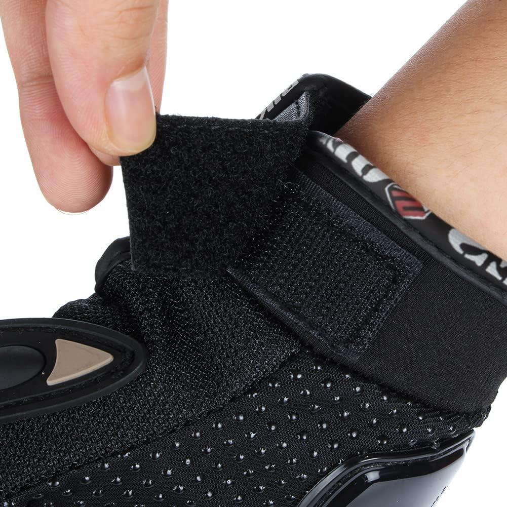 Guantes de Motocicleta GES Medianos Táctiles Negros