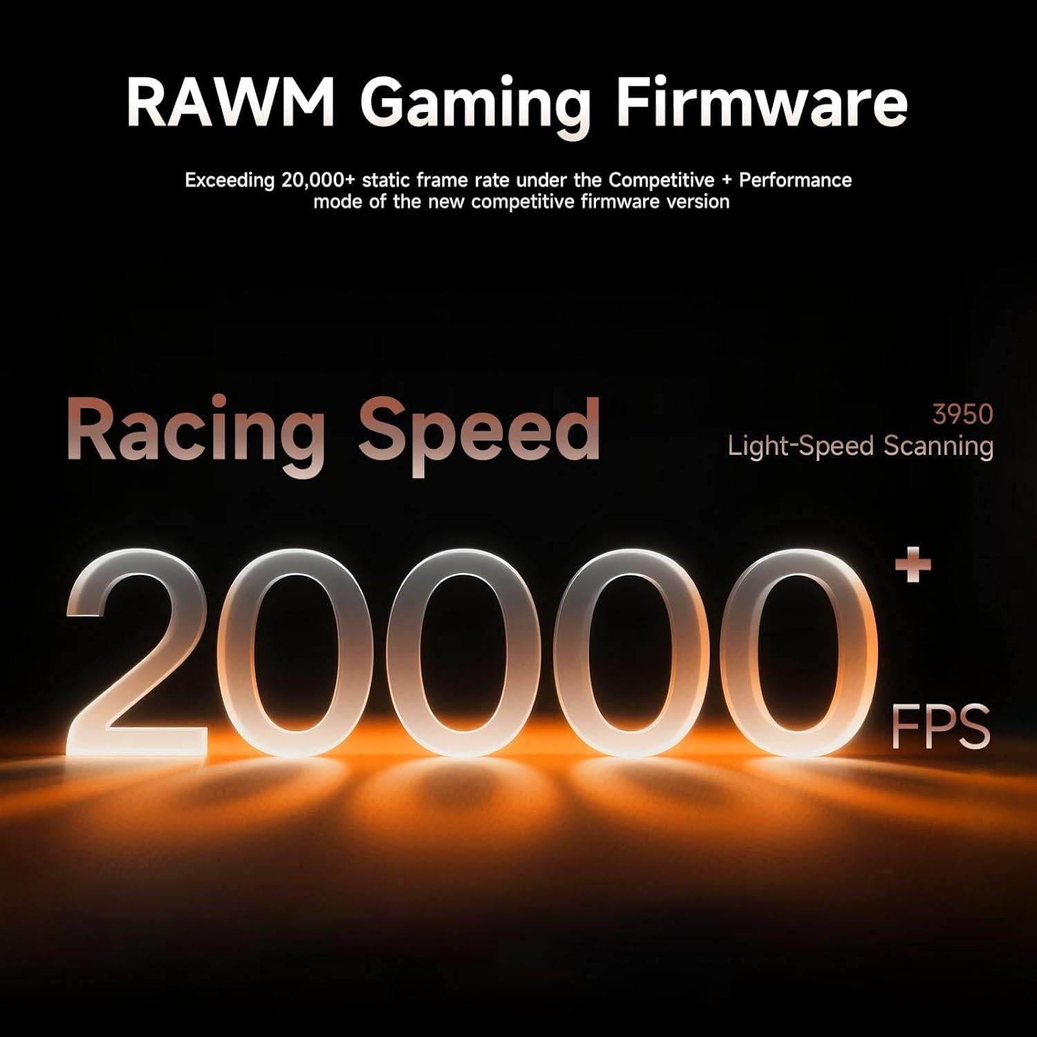 Ratón Inalámbrico para Juegos RAWM ES21PRO 8K, 47g, 30000 DPI