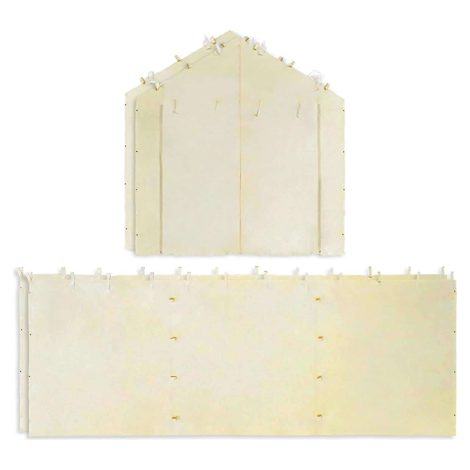 Paredes Laterales Carpa Caravana Mega Dominio Beige 4 Piezas