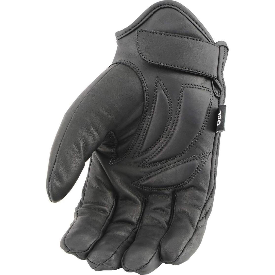 Guantes de motocicleta Milwaukee Leather MG7522 negros impermeables