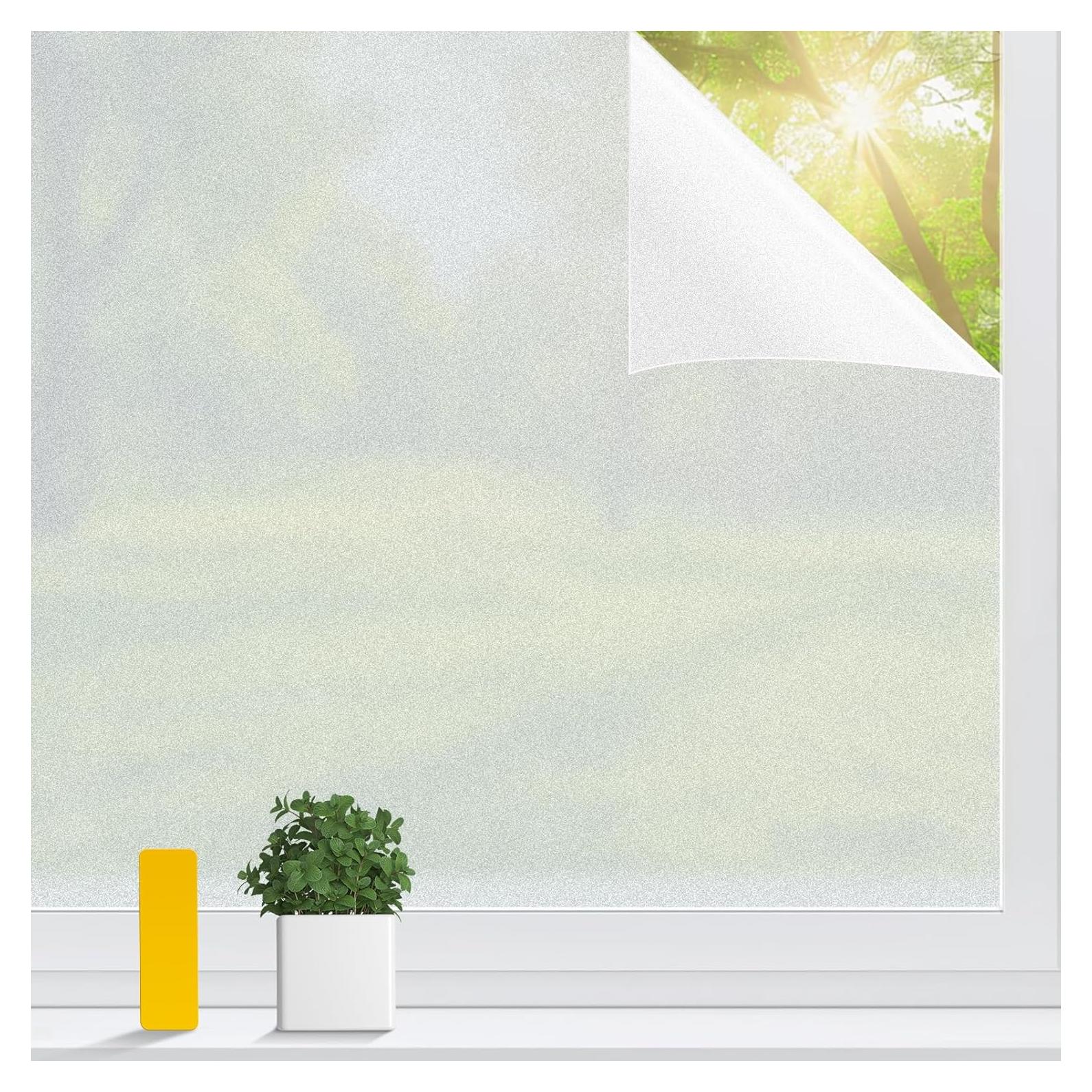 Película de Privacidad Esmerilada Amrules 44.5x200 cm Reutilizable