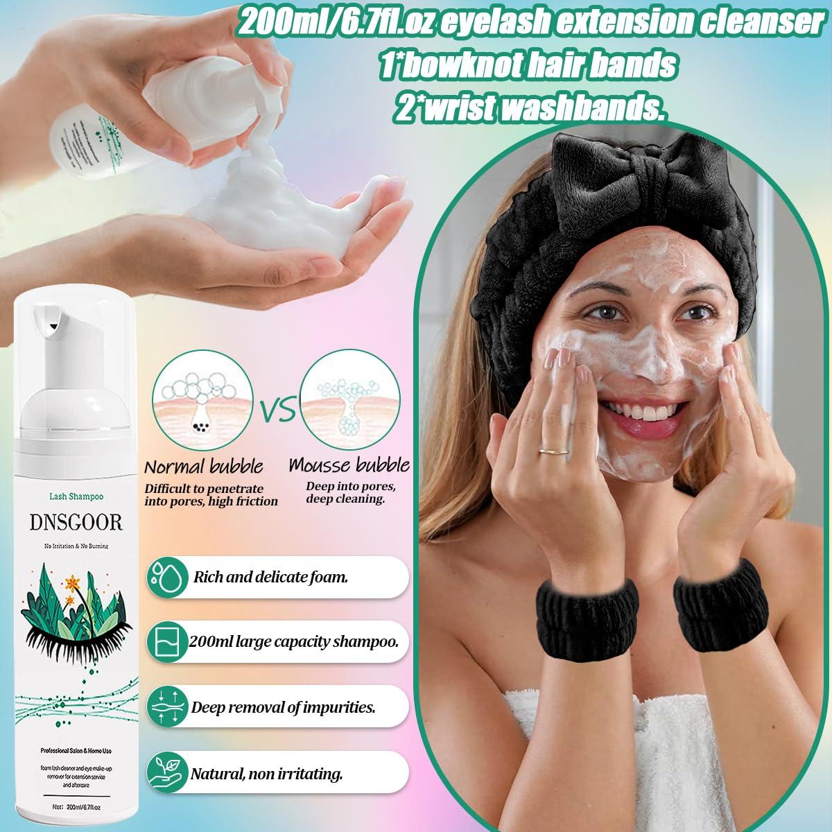 Kit de Extensión de Pestañas DIY DNSGOOR 280 Piezas 9-16mm