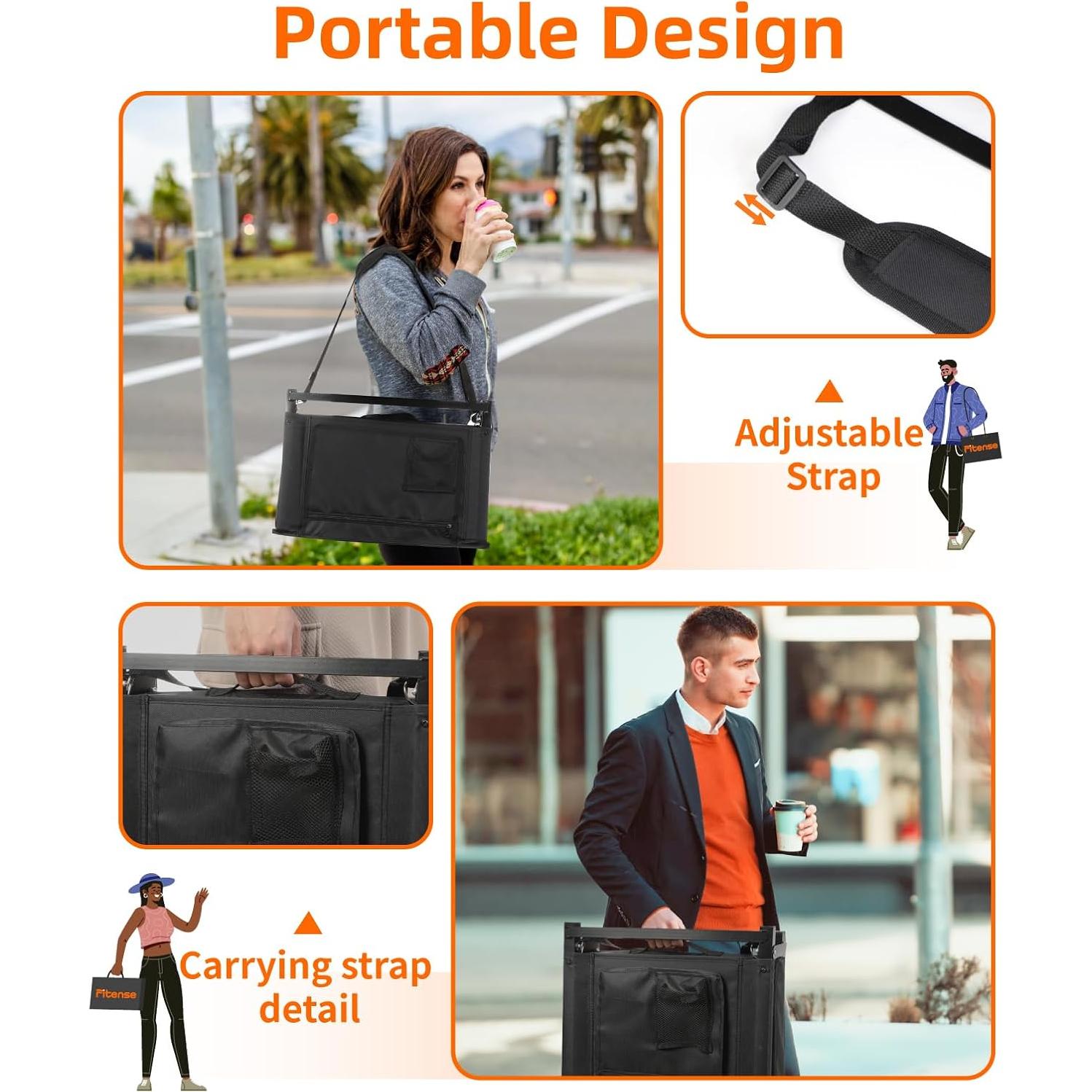 Asiento de Estadio Calentado Fitense Plegable USB 3 Niveles