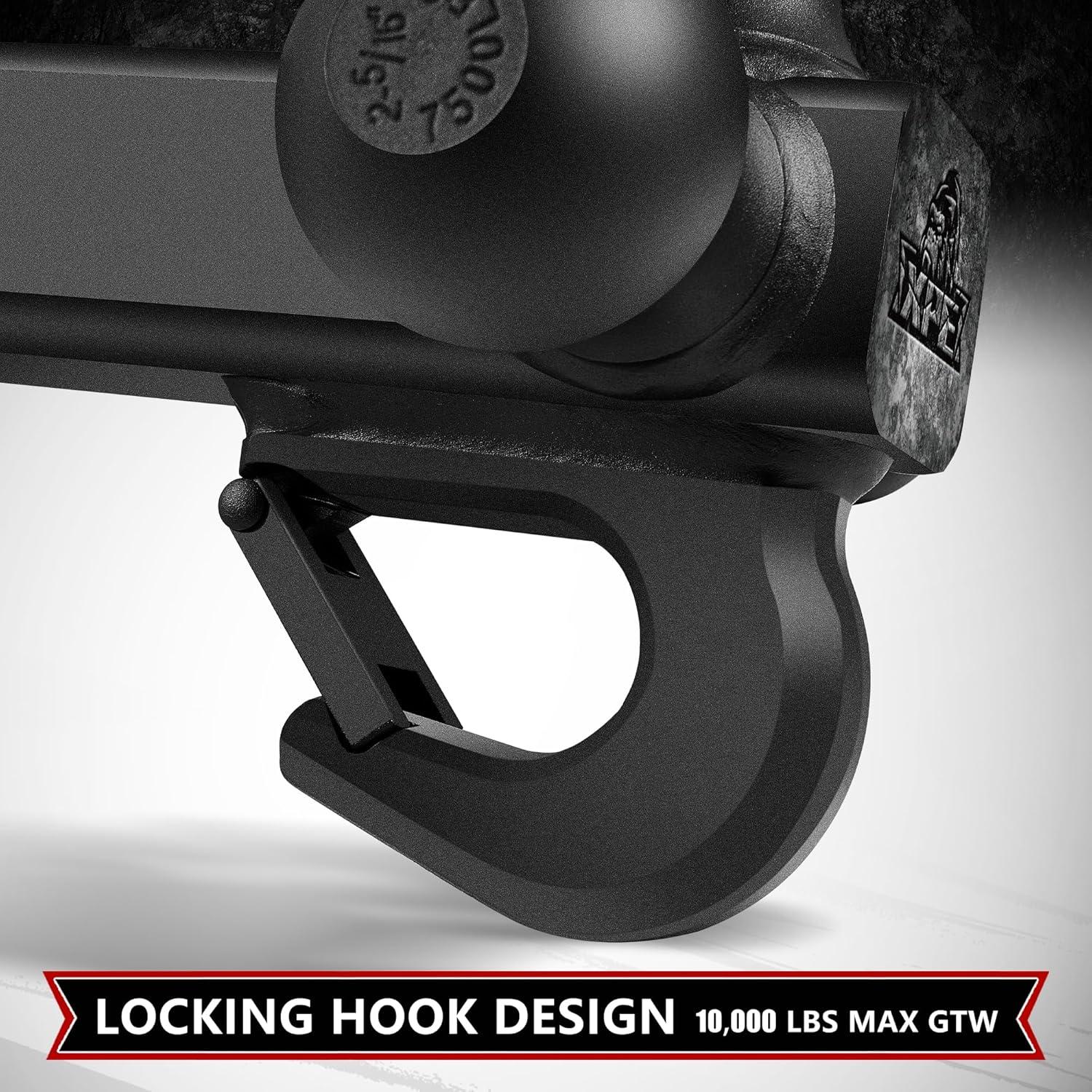 Soporte de Remolque de Tres Bolas XPE 10,000 LBS Negro