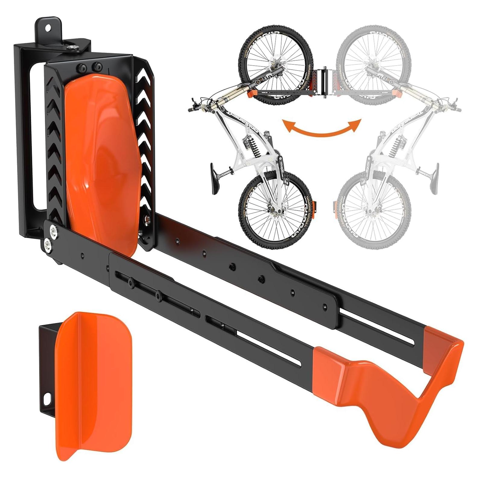 Soporte de Bicicleta Plegable AUBEATY Naranja 35 kg