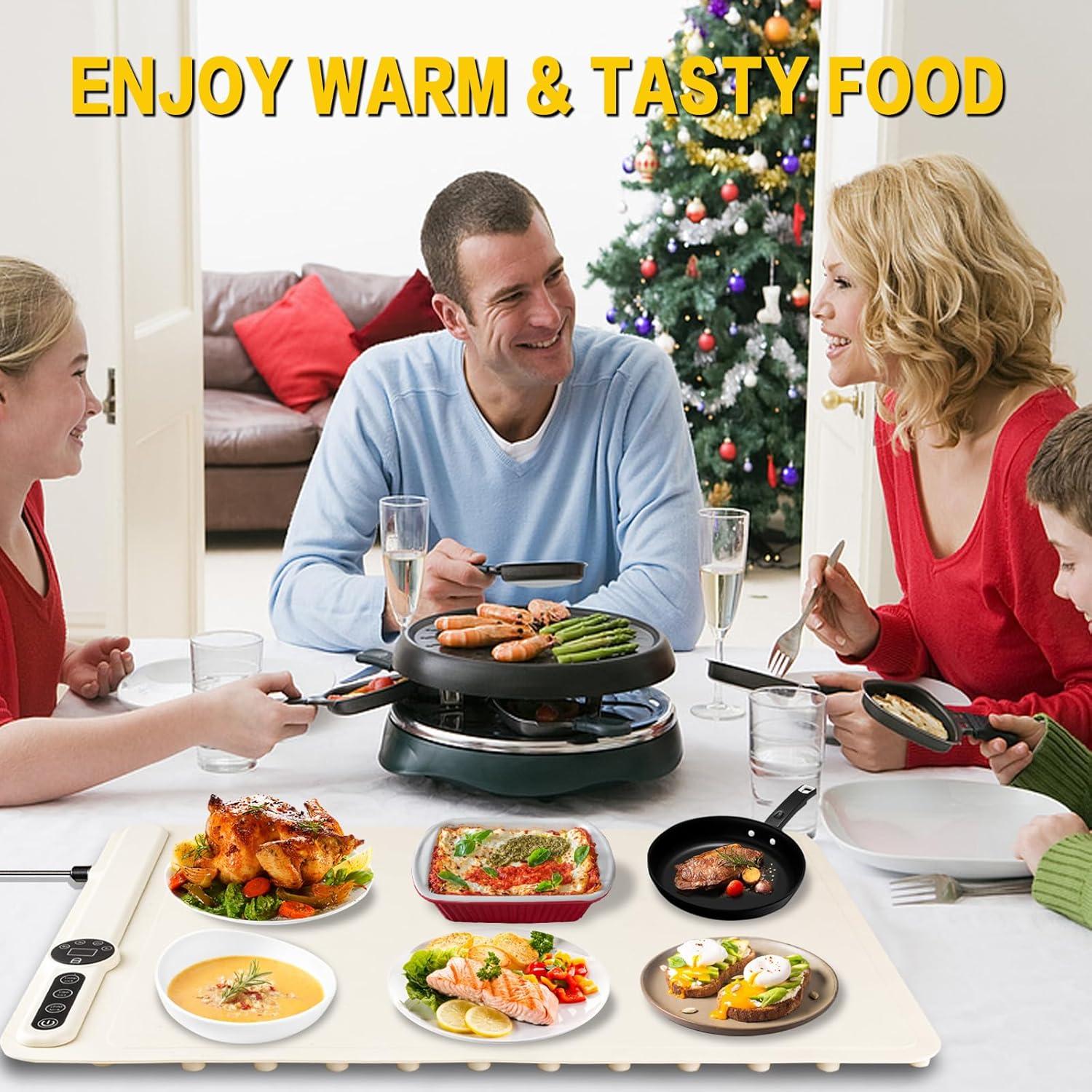 Alfombrilla Calentadora de Comida FGRSRZ 320W 61x41cm 3 Temperaturas