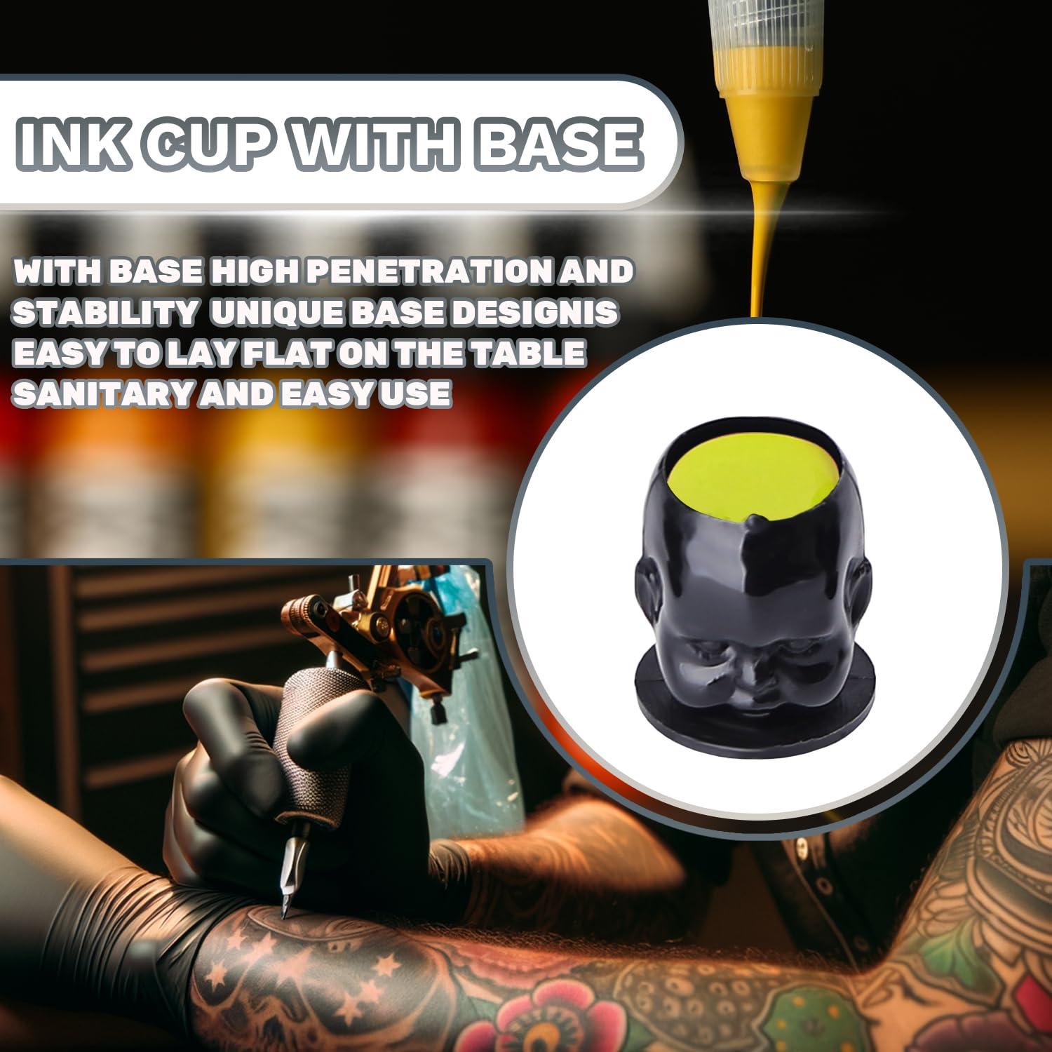 Tazas de Tinta Desechables YTATTOO 200pcs para Tatuaje