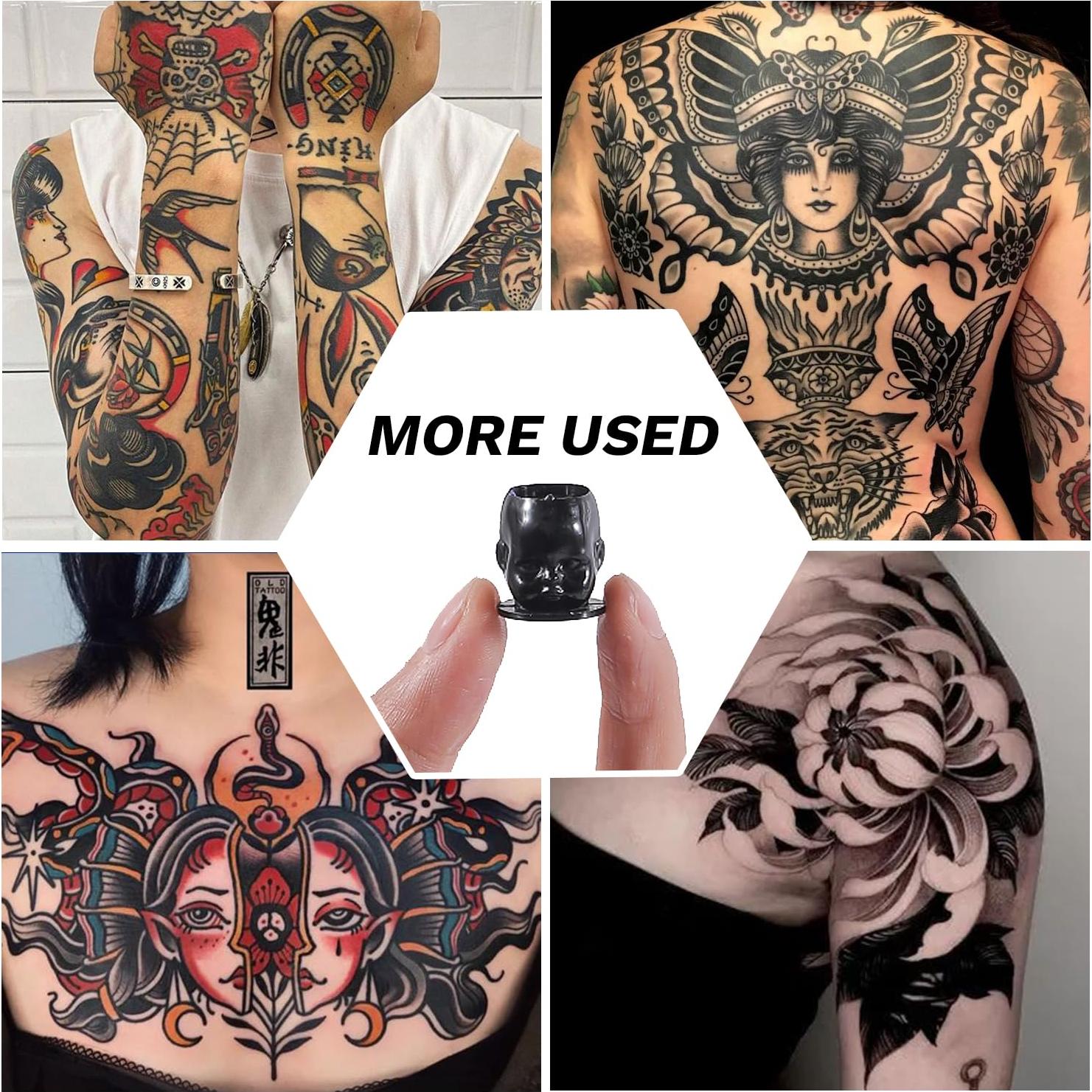 Tazas de Tinta Desechables YTATTOO 200pcs para Tatuaje