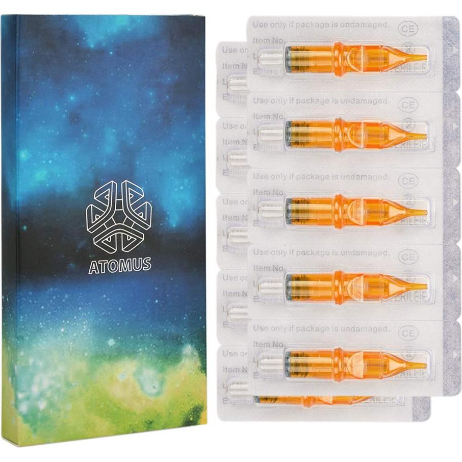 Agujas de Cartucho para Tatuaje ATOMUS 10pcs 1RL 3RL 5RL 7RL 9RL