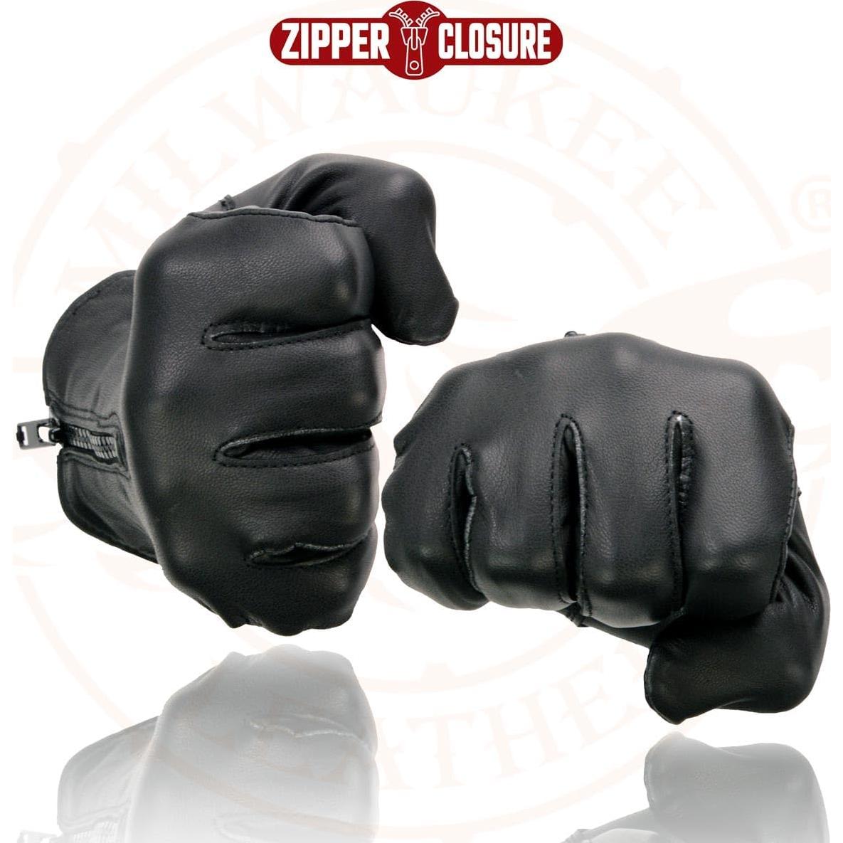 Guantes de Conducción Milwaukee de Cuero Premium para Hombre