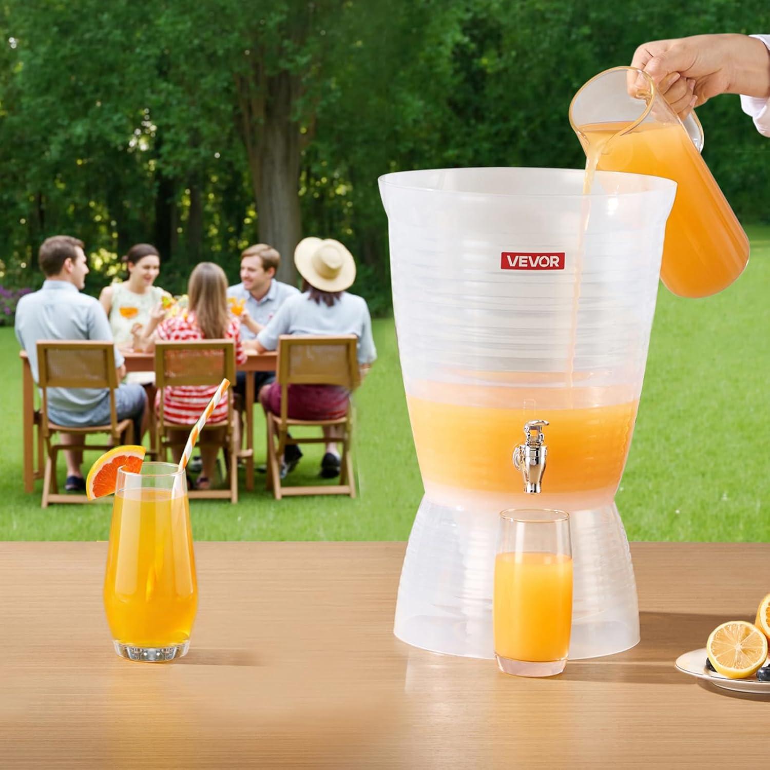 Dispensador de Bebidas VEVOR 10 L con Cámara de Hielo