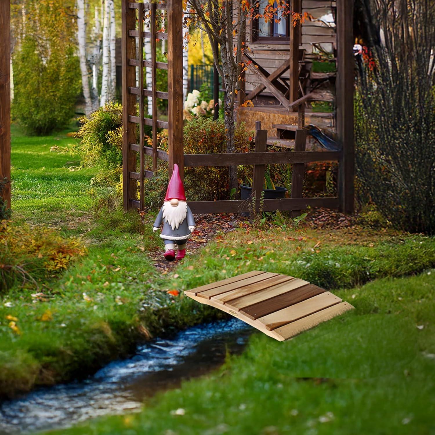 Puente de Jardín de Madera All Things Cedar 0.61m Natural