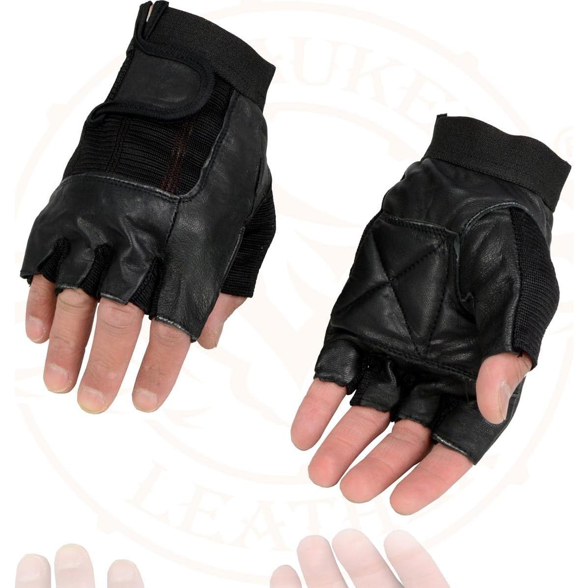 Guantes de motocicleta Milwaukee Leather SH217 sin dedos