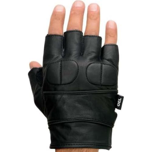 Guantes de motocicleta Milwaukee Leather SH462 negros con gel