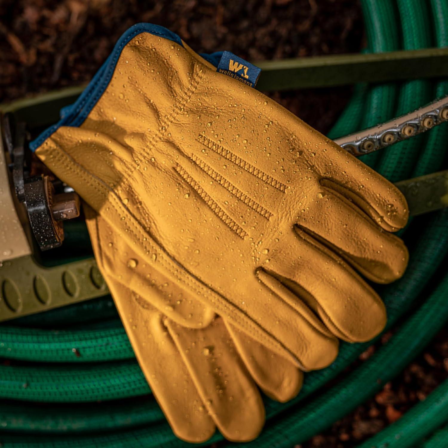 Guantes de Trabajo de Cuero Wells Lamont 1168L Grande