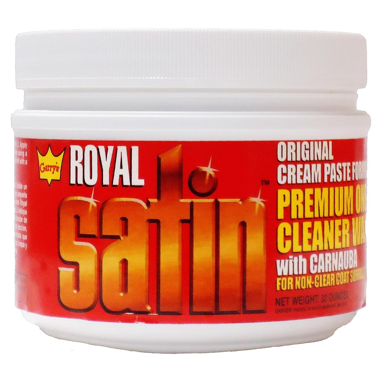 Cera Limpiadora Automotriz Garry's Royal Satin 0.91 L - Brillo y Protección