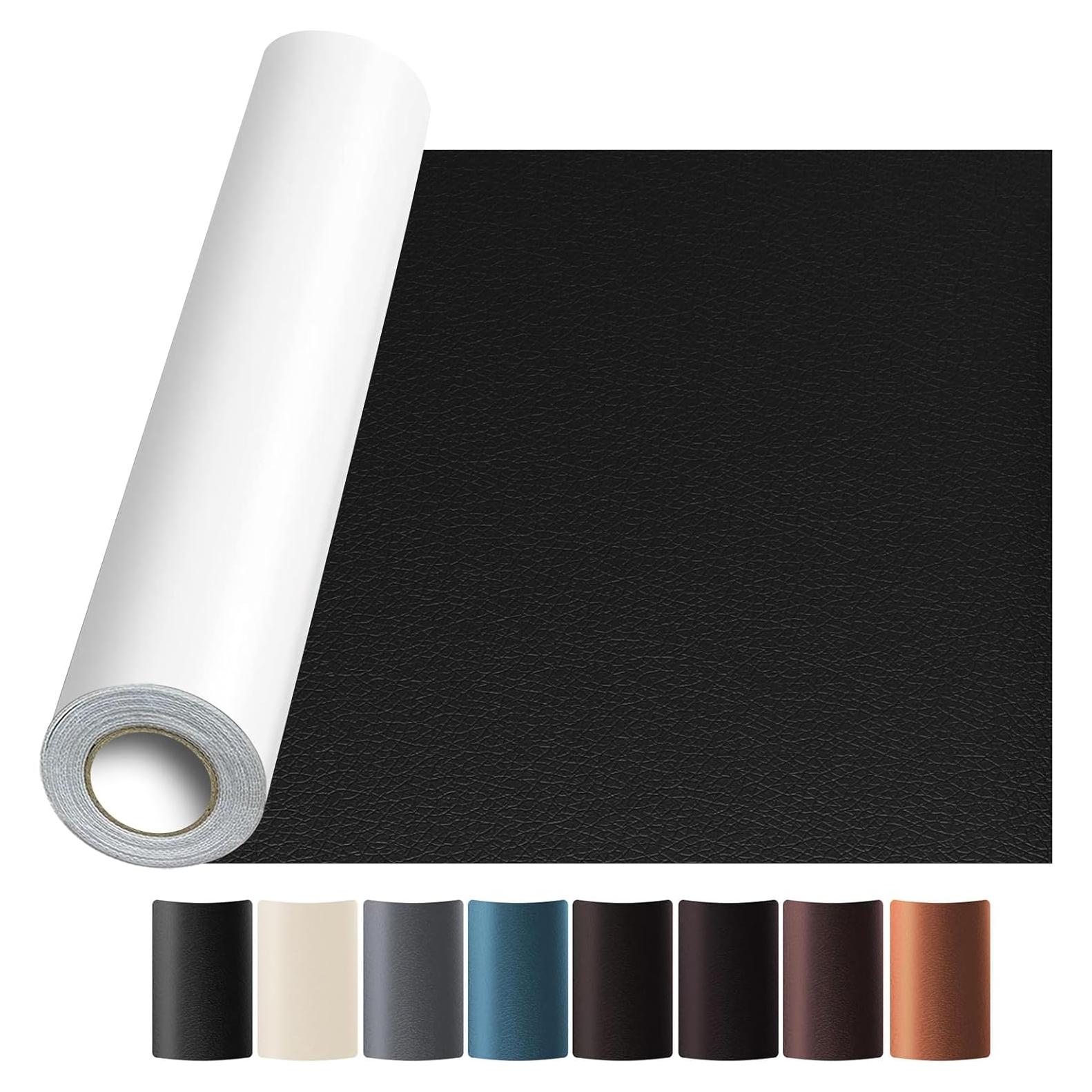 Kit de Reparación de Cuero JuCheng 17x200 cm Autoadhesivo Negro