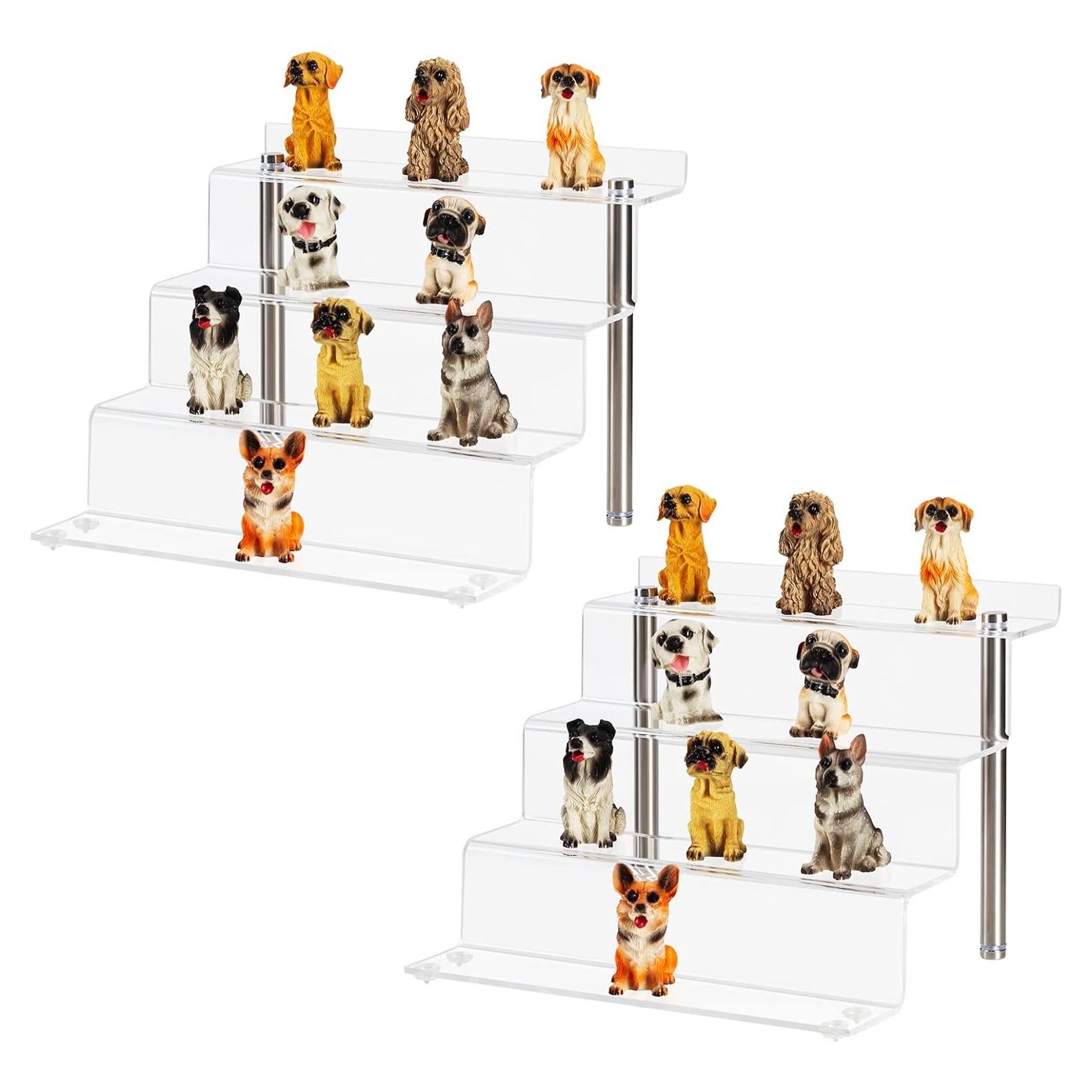 Estante Acrílico 4 Niveles CECOLIC para Figuras y Cosméticos