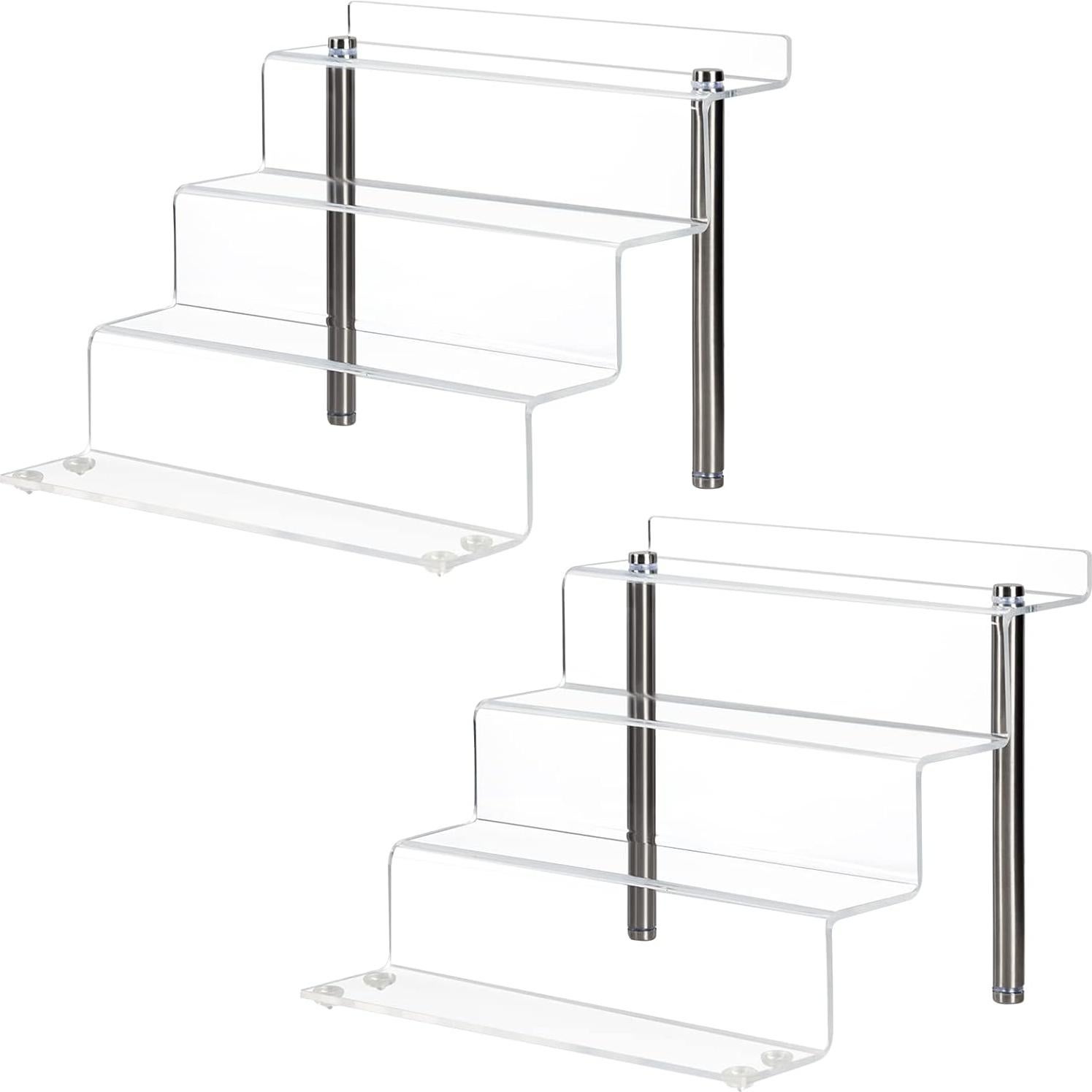 Estante Acrílico 4 Niveles CECOLIC para Figuras y Cosméticos