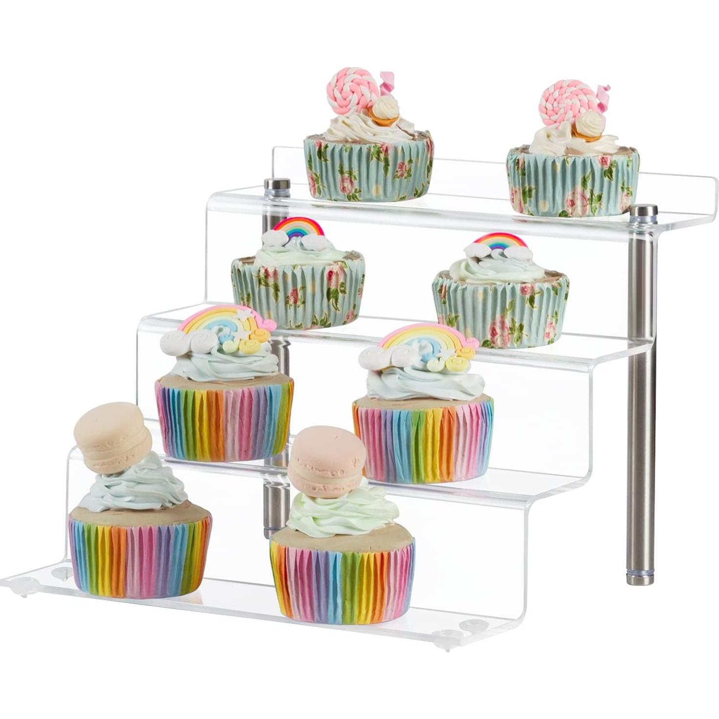 Estante Acrílico 4 Niveles CECOLIC para Figuras y Cosméticos