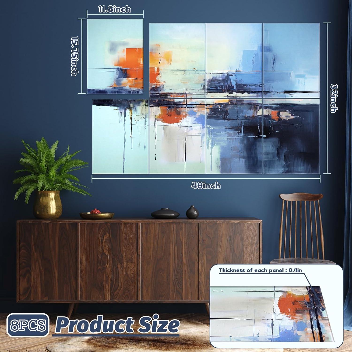 Paquete de 8 Paneles Acústicos AtawLege 121.9x81.3cm Ciudad Bulliciosa