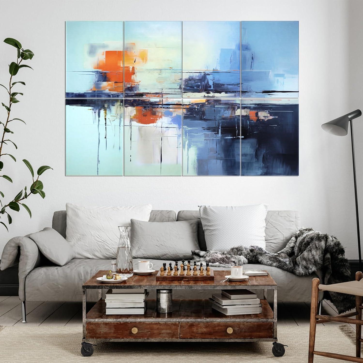 Paquete de 8 Paneles Acústicos AtawLege 121.9x81.3cm Ciudad Bulliciosa