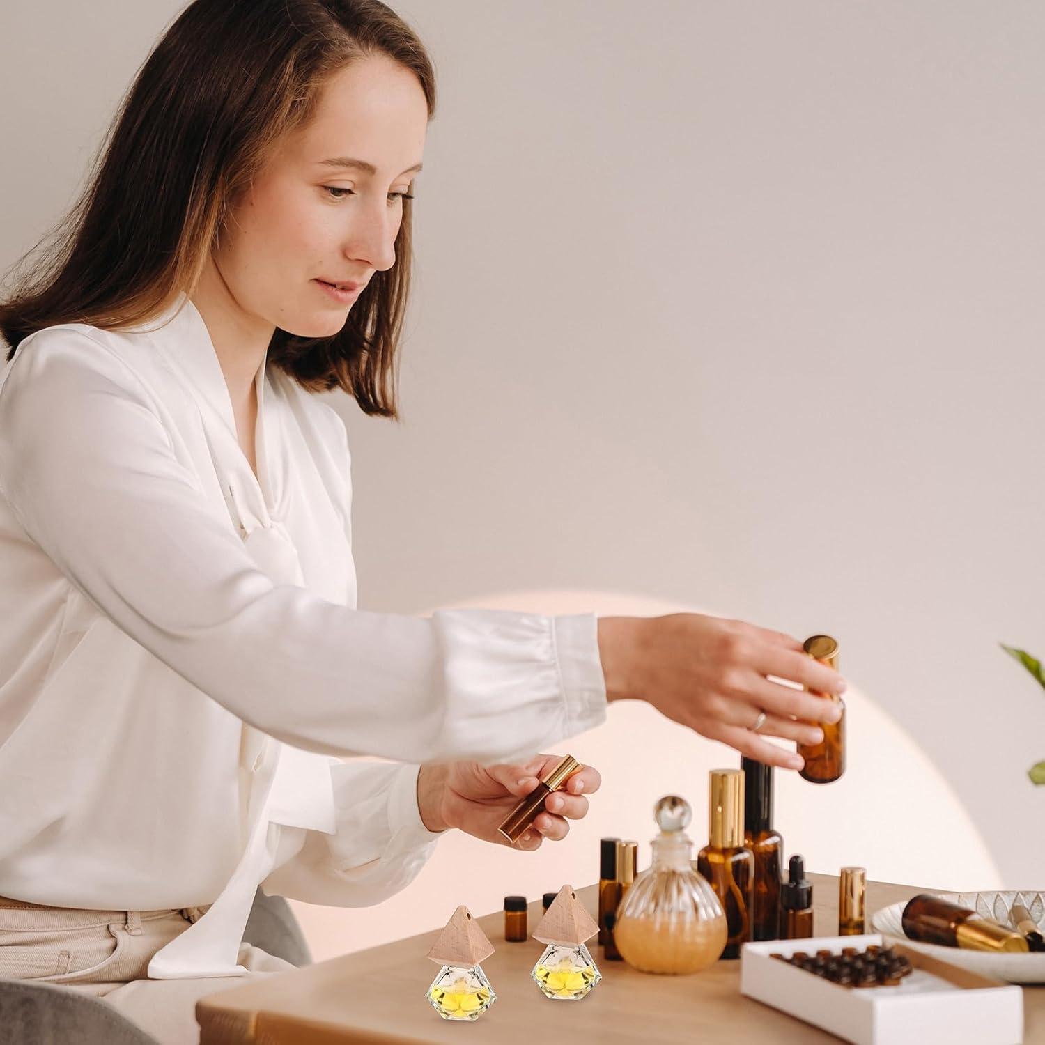 50 Botellas de Vidrio Difusor de Perfume Demissle - Ambientador Coche