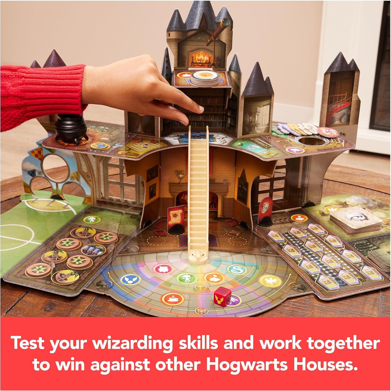 Juego de Mesa 3D Caos Mágico en Hogwarts - Spin Master