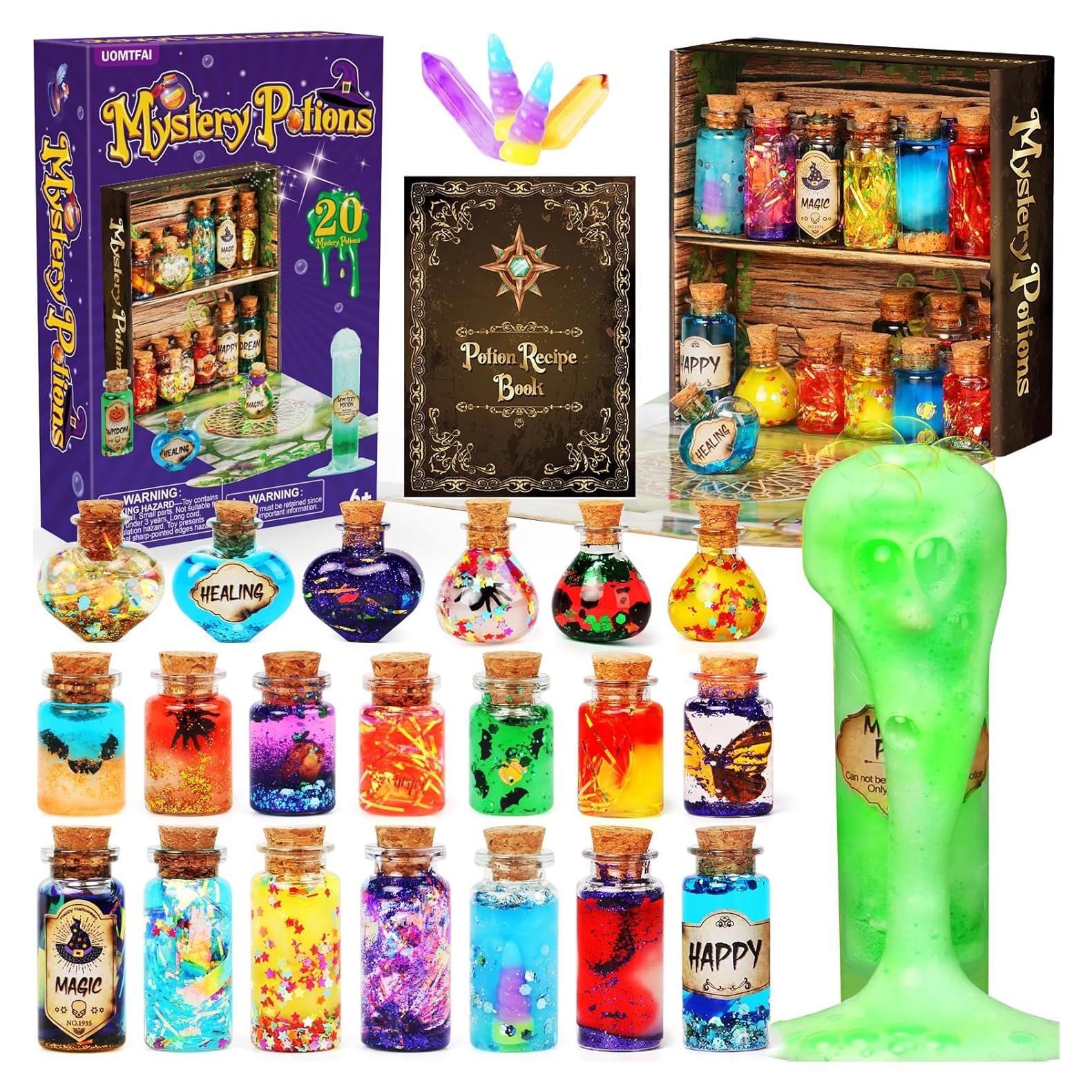 Kit de Pociones Mágicas UOMTFAI para Niños 20 Botellas