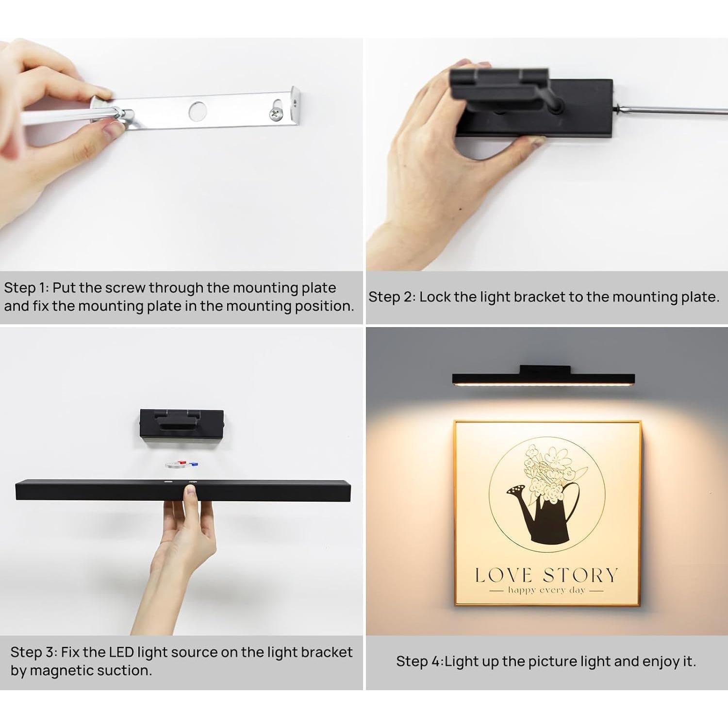 Luz de Imagen Inalámbrica PESUTEN 40.64cm con Control Remoto