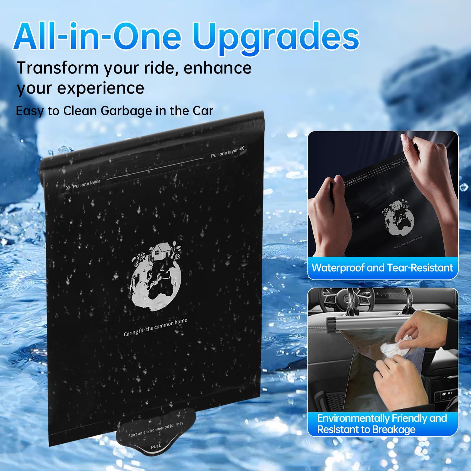 Bolsa de Basura para Auto Zekrom - 4 Rollos Mini Impermeables