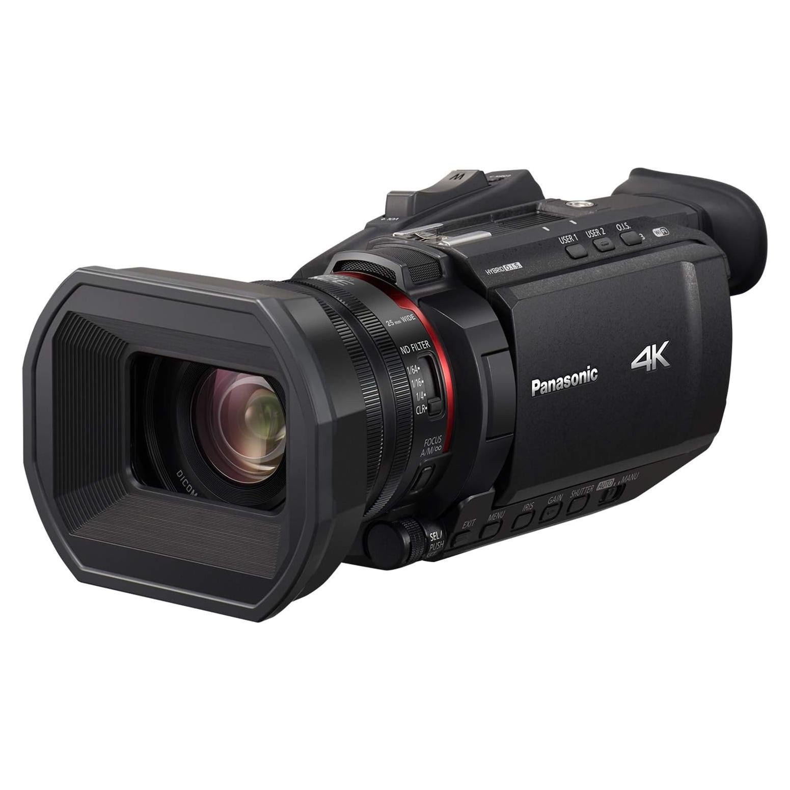 Cámara Profesional 4K Panasonic HC-X1500 con Zoom 24X