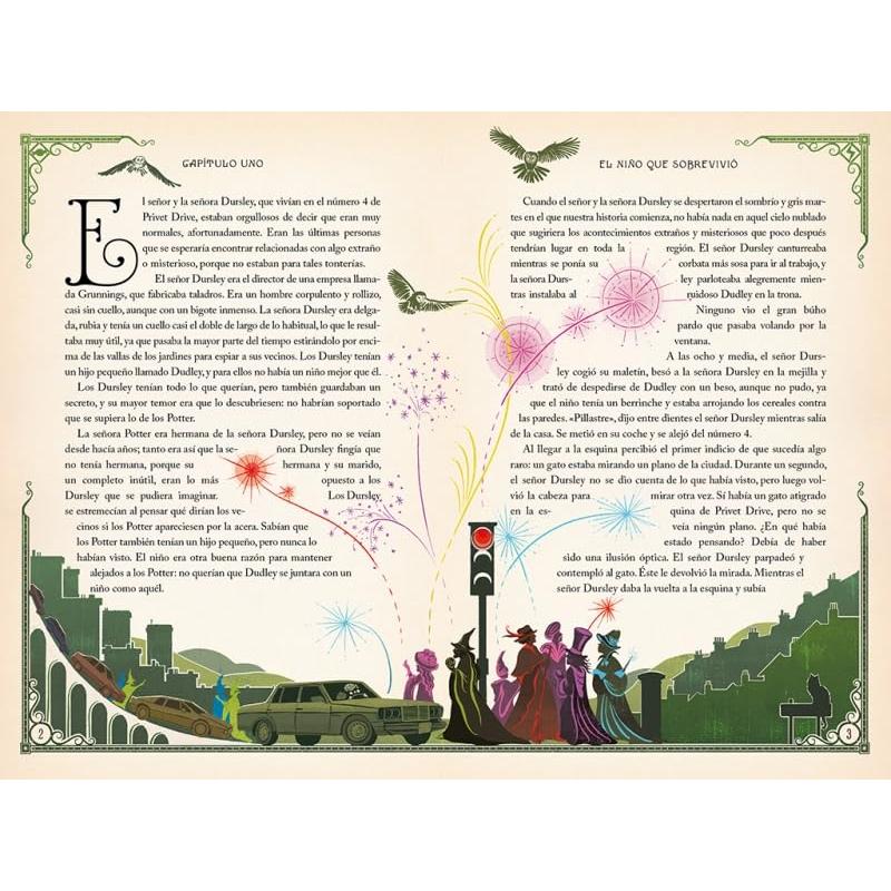 Harry Potter y la piedra filosofal (Ed. Minalima) / Harry Potter and the Sorcerer's Stone: MinaLima Edition (Spanish Edition)