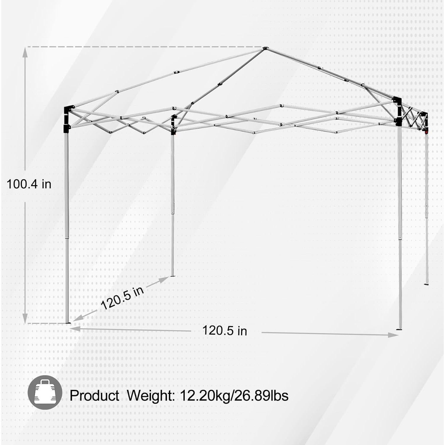 Carpa Pop Up Smartxchoices 3x3m Azul con Protección UV
