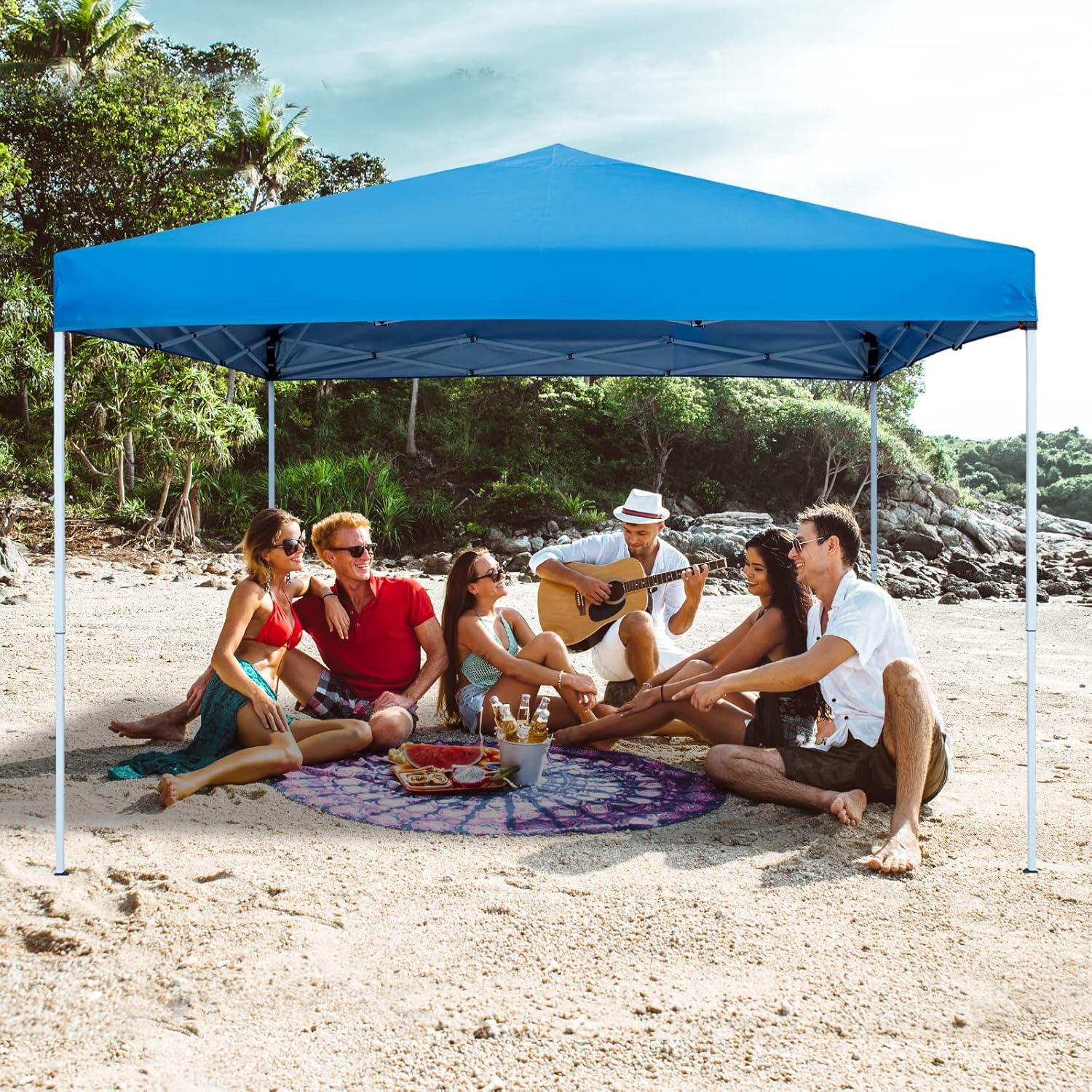 Carpa Pop Up Smartxchoices 3x3m Azul con Protección UV