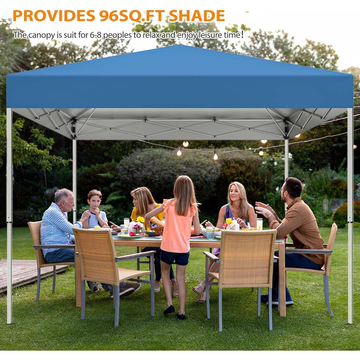 Carpa Dosel Pop-Up Nova Microdermabrasion 3.05x3.05m Azul