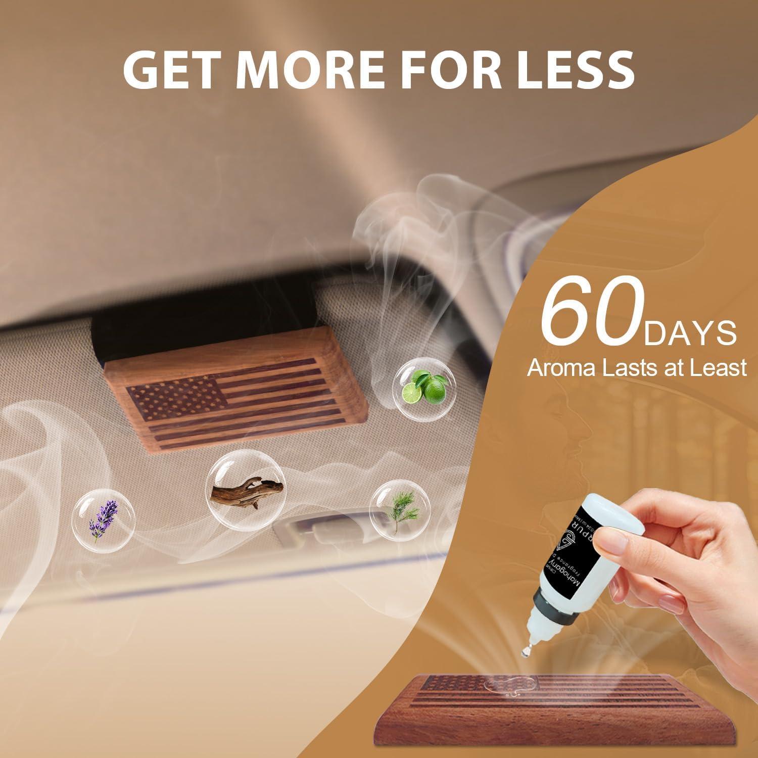 Ambientador de Auto AirPurelle Vainilla Ámbar 10 ML - 60 Días