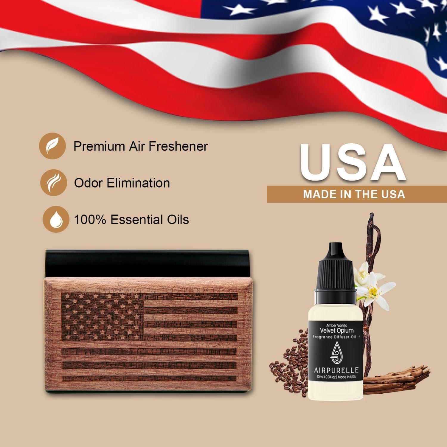 Ambientador de Auto AirPurelle Vainilla Ámbar 10 ML - 60 Días