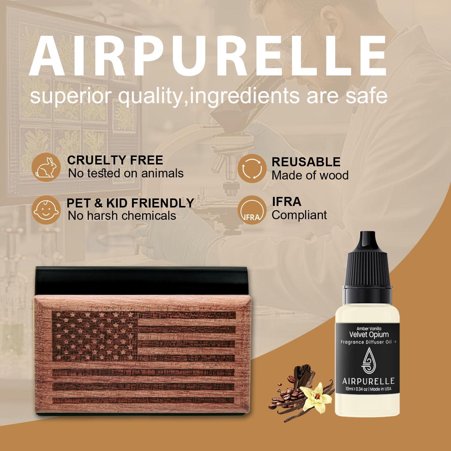 Ambientador de Auto AirPurelle Vainilla Ámbar 10 ML - 60 Días