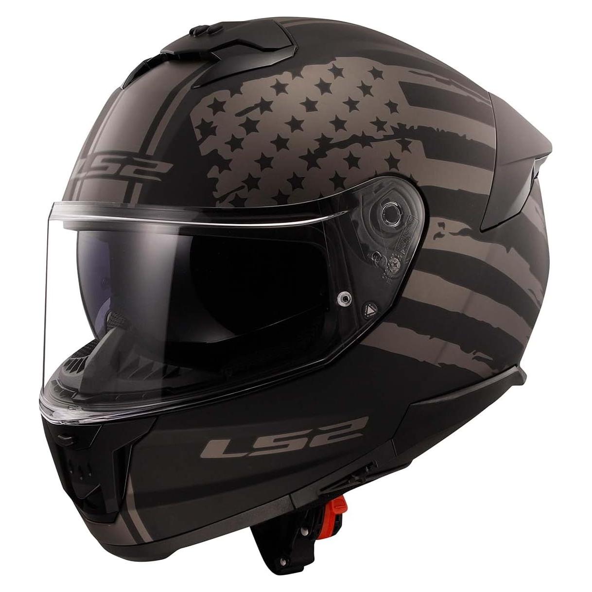 Casco LS2 Stream II Full Face Motocicleta Mediano Gris