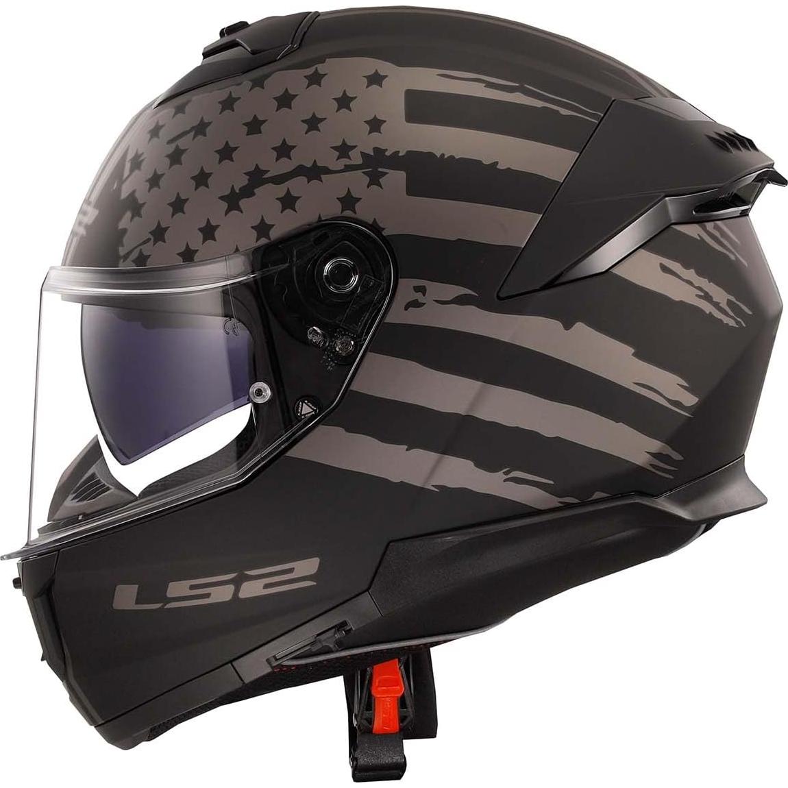Casco LS2 Stream II Full Face Motocicleta Mediano Gris