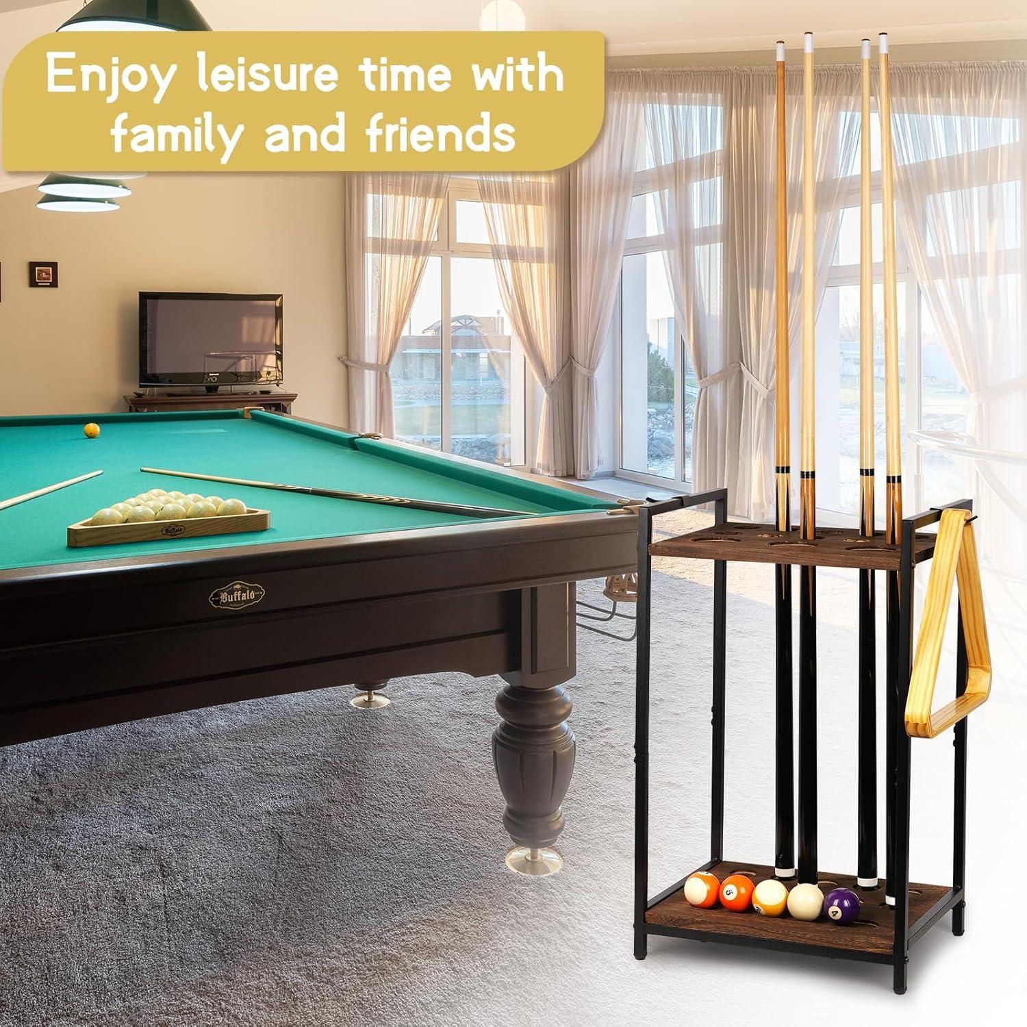 Soporte para Palos de Billar Jolensoy 10 Huecos Negro