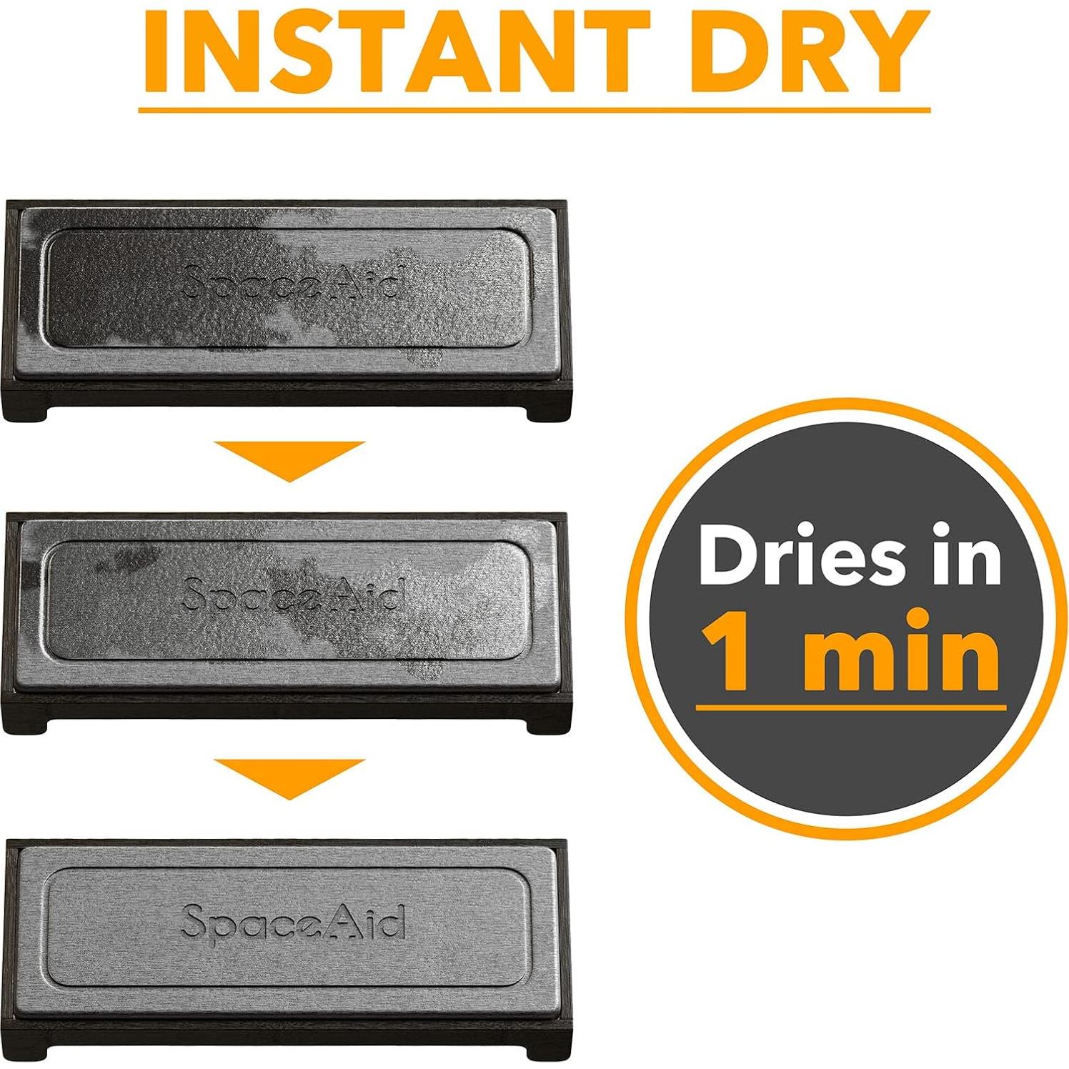 Organizador de Fregadero SpaceAid de Bambú Negro 26.2x10.2 cm