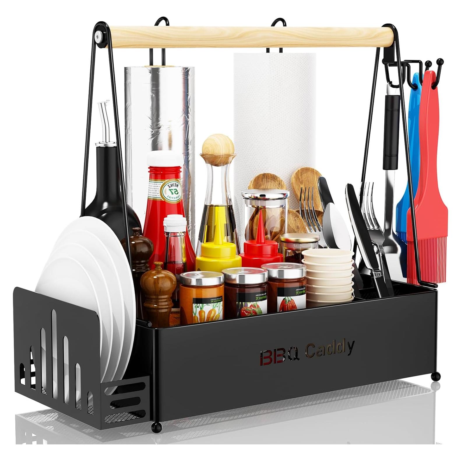 Caddy de BBQ JBBTOOL para Parrilla Exterior con Soportes