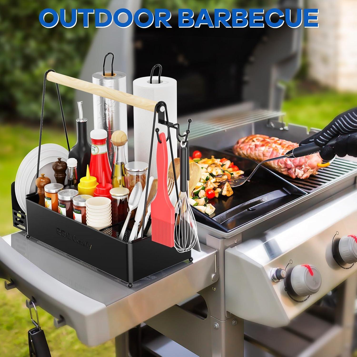 Caddy de BBQ JBBTOOL para Parrilla Exterior con Soportes
