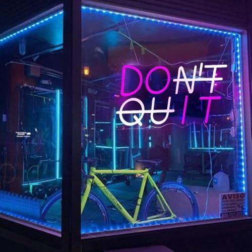 Letrero Neón LED 'No Te Rindas' 40x22.86 cm Rosa YLSZZO