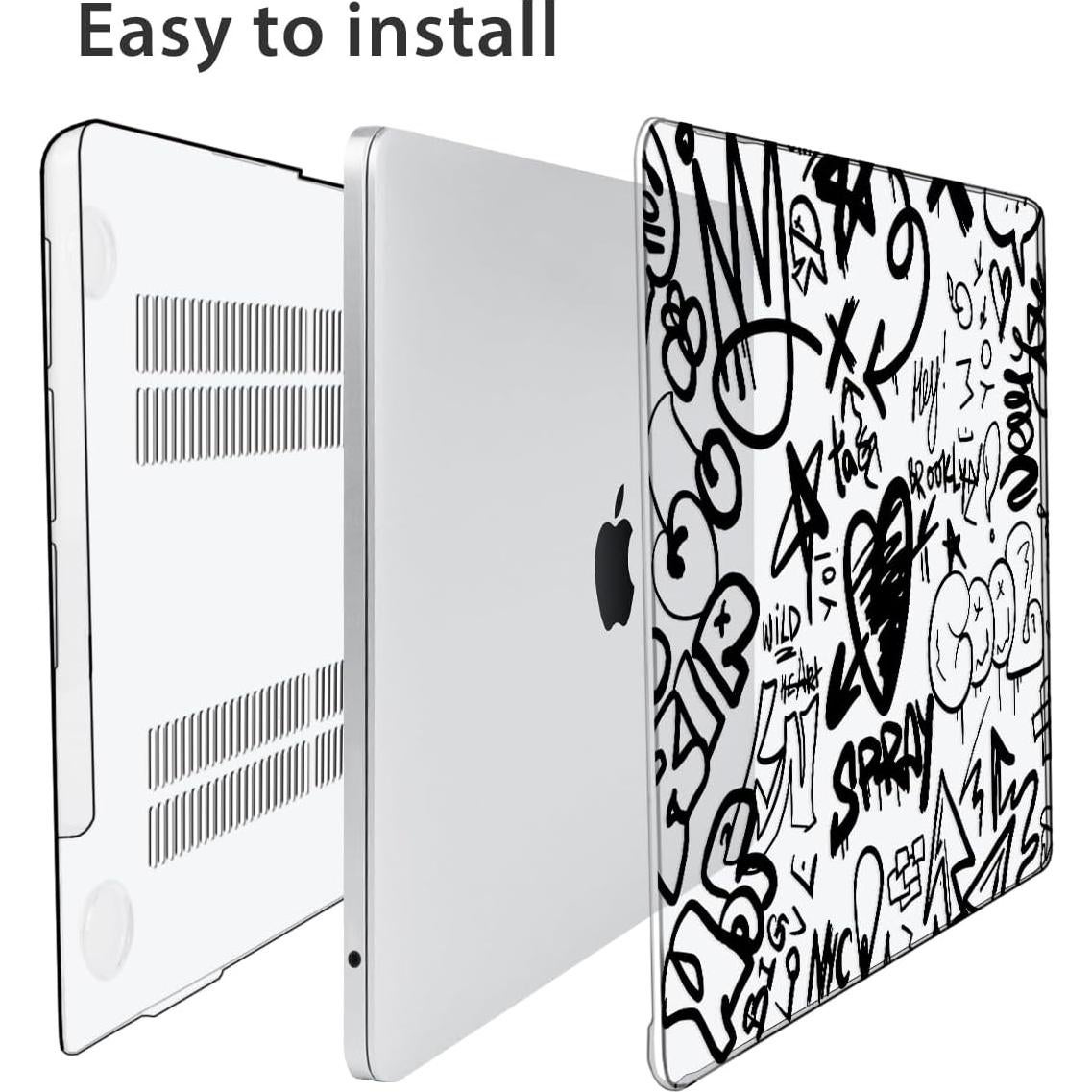 Funda Dura HOHAIYOO para MacBook Air 15" M4 M3 M2 2023-2025