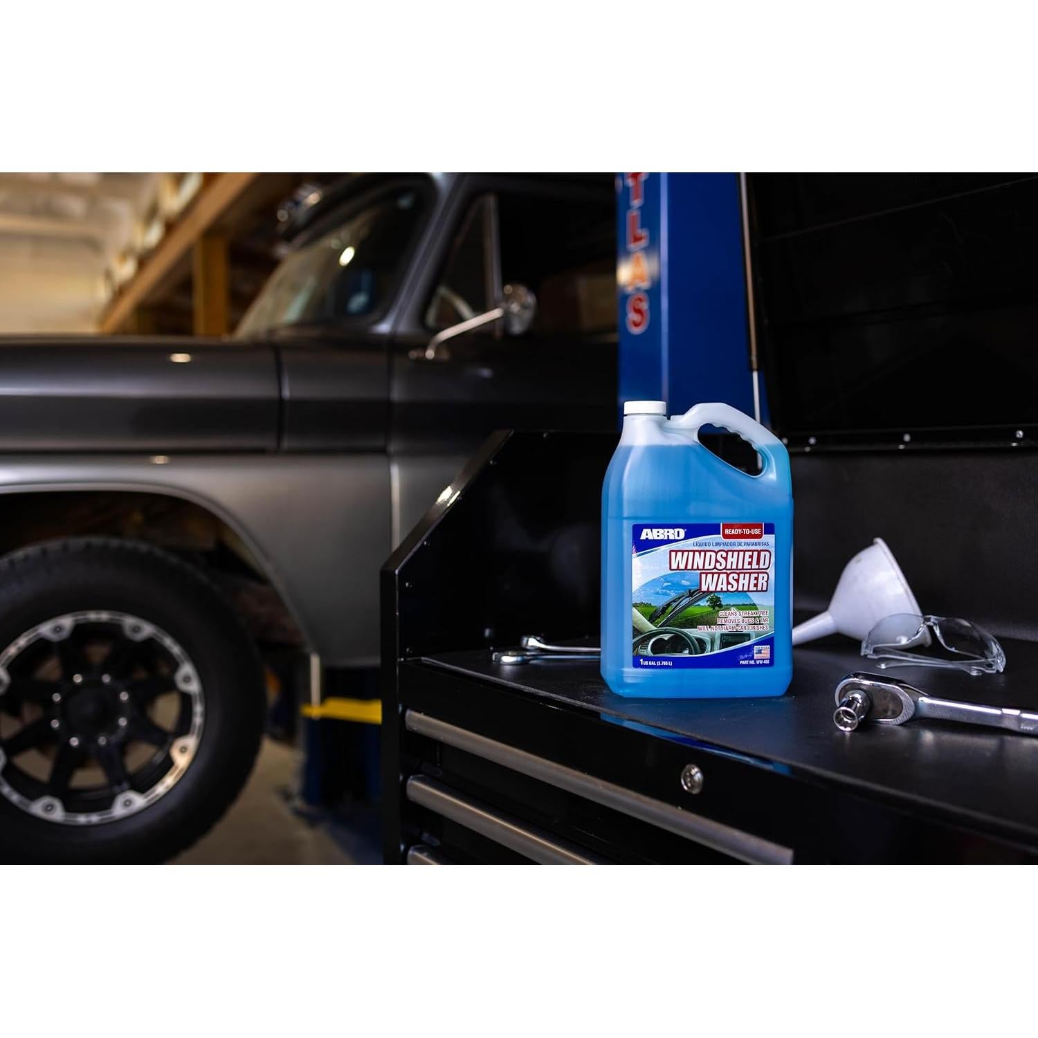 Líquido Limpiaparabrisas ABRO 3.785L Listo para Usar 2-en-1