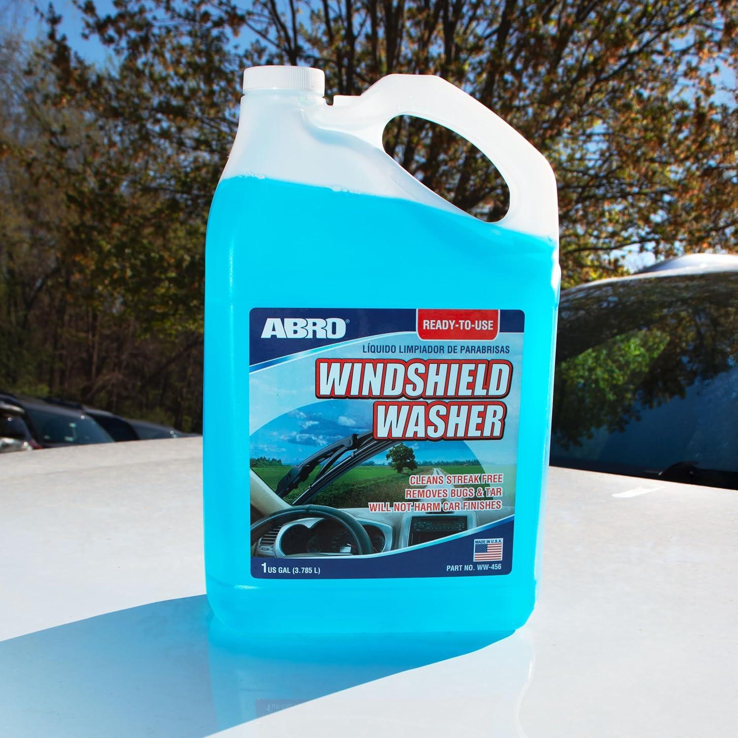 Líquido Limpiaparabrisas ABRO 3.785L Listo para Usar 2-en-1